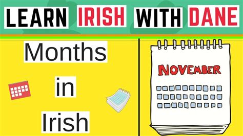 (60 × 12) ÷ 1 = 720 ÷ 1 = 720 months. Months Of The Year In Irish - YouTube
