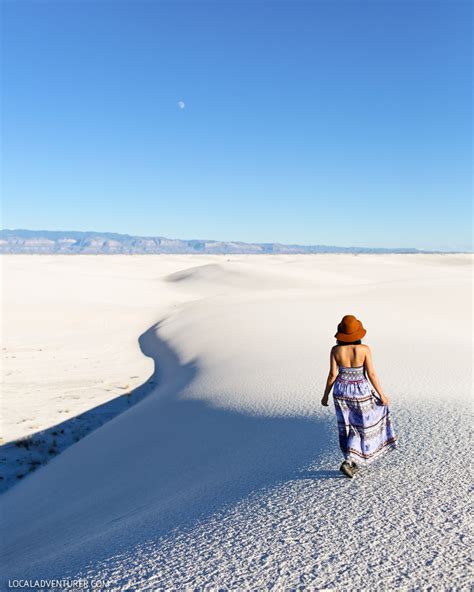 Sand Sledding At White Sands National Monument New Mexico