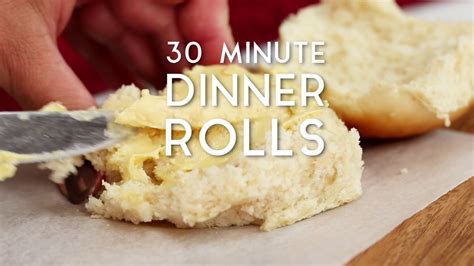 30 minute dinner rolls youtube