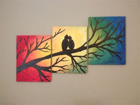 Simple Painting Multiple Canvas Paintings Canvas Painting Diy