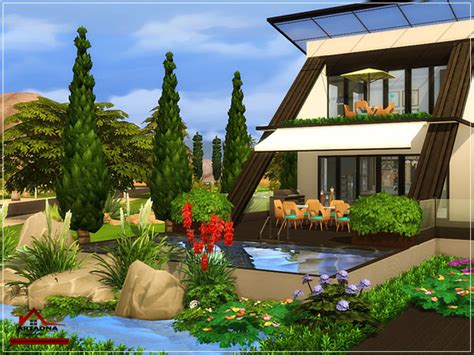 Ariadna Modern House No Cc By Marychabb At Tsr Sims 4 Updates
