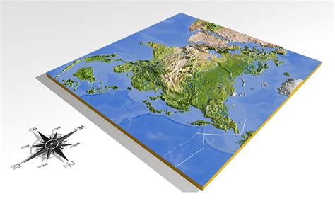 Asia High Resolution 3d Relief Maps 3d Model Cgtrader