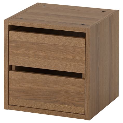 VADHOLMA Bloc tiroirs, brun, frêne teinté. (CA-FR) - IKEA