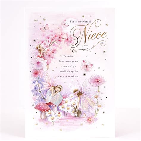 Choose the most cute & special birthday wishes for niece. Buy Signature Collection Birthday Card - Wonderful Niece for GBP 1.49 | Card Factory UK