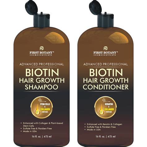 Biotin Hair Growth Shampoo Conditioner An Anti Hair Loss