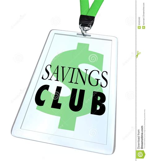 Открыть страницу «ubrelvy® (ubrogepant)» на facebook. Savings Club Badge ID Card Special Discount Save More Stock Photography - Image: 32425492