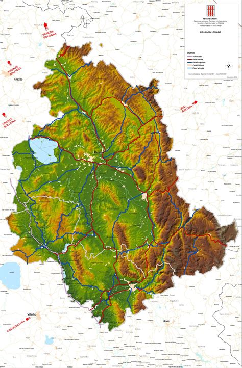 Mappa umbria marche | pubblicazione di mappe di grandi dimensioni. Umbria Cartina Topografica | Tomveelers