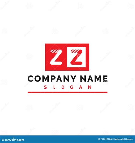 Zz Logo Design Zz Letter Logo Vector Illustration Vector Stock