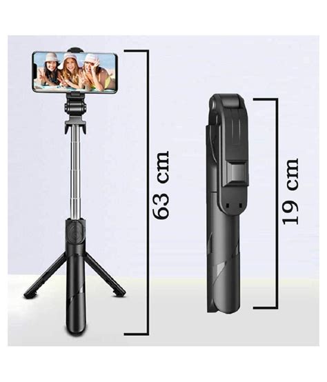 Buy Mobile Stand With Selfie Stick And Tripod Stand Xt 02 Aluminium