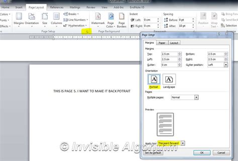 How can you landscape one page in microsoft word? Microsoft Word Set Landscape Only on Single Page ...