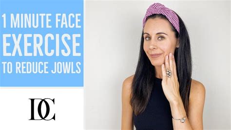 1 Minute Face Exercise To Reduce Jowls Face Exercises Face Yoga Face Yoga Exercises