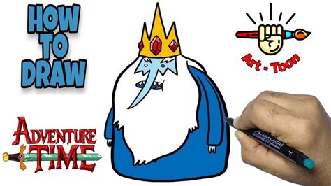 How To Draw Ice King From Adventure Time Step By Step Easy Youtube