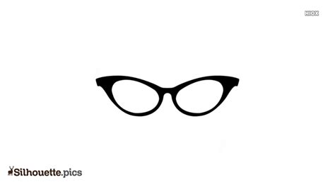 Cat Eye Glasses Clipart