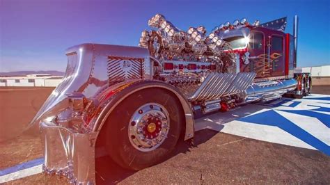The 3970 Hp Custom Big Rig Thor 24 With Double V12 Engines Sells For