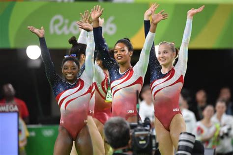In Pictures Team Usa Womens Gymnastics At The 2016 Rio Olympics All