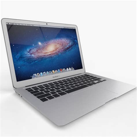 Apple Macbook Air 11 Inch 2012 3d Model Max Obj Fbx C4d