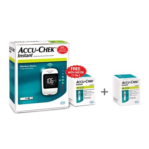 Buy Accu Chek Instant Glucose Monitor With Free Test Strips Accu