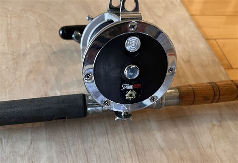 Deep Sea Fishing Rod And Reel Daiwa Sealine 450H W 7 Ft Rod For Sale