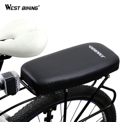 West Biking Cycling Back Seat Bike Soft Rear Tail Saddles Seats Comfort