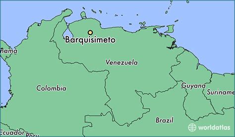 Where Is Barquisimeto Venezuela Barquisimeto Lara Map