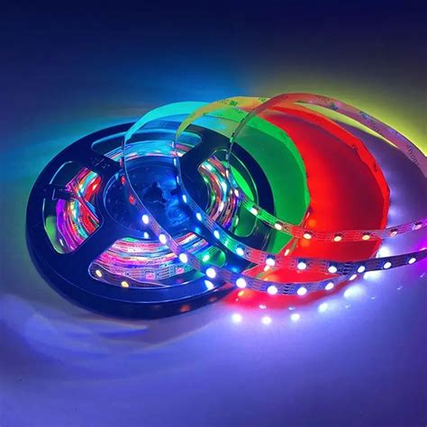 Addressable Strips 12v Rgb Ws2815 5050 30 60 144 Led Pixel Controlled