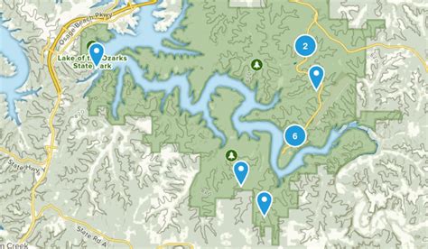 Lake Of The Ozarks State Park Campground Map