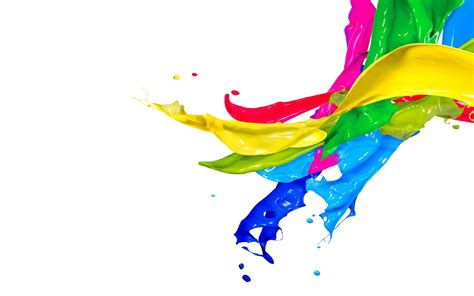 Rainbow Paint Splatter Clipart Best