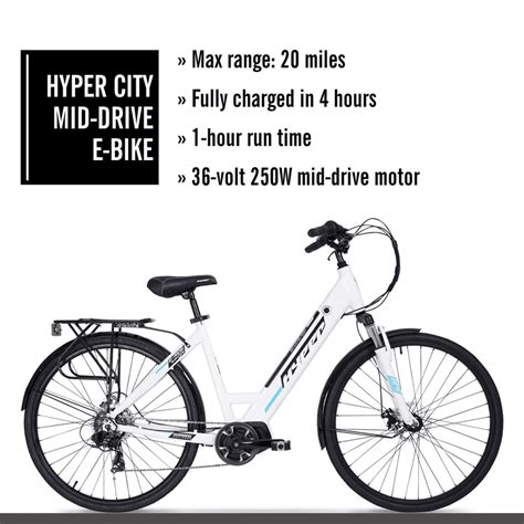 Hyper E Ride Electric Bike 26 Wheels 36 Volt Battery 20 Mile Range