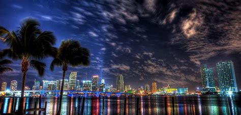 Miami Skyline At Night The Best Attractions Of Miami What To See