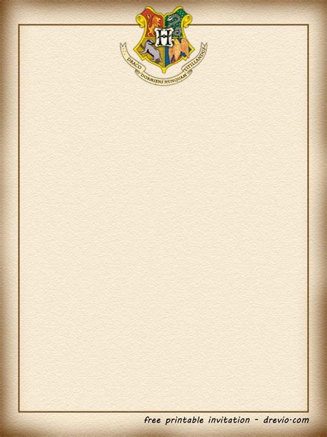 12+ harry potter acceptance letter templ #331502. FREE Printable Harry Potter - Hogwarts Invitation Template ...