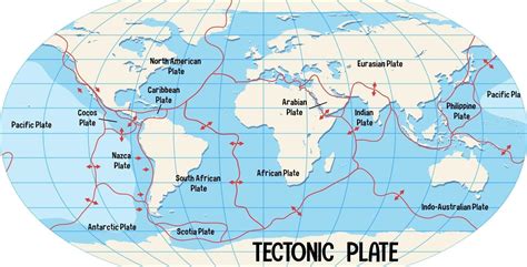 Mapa Con Placas Tectonicas Sexiz Pix