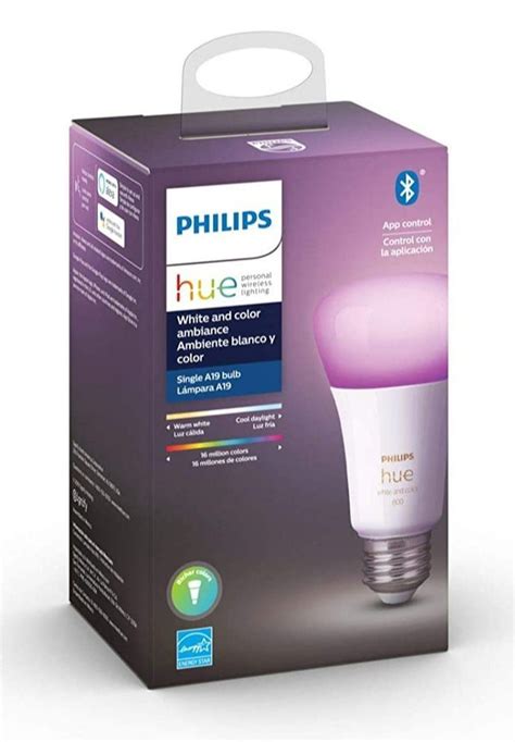 Ceramic Philips Hue Gen 3 E27 Color Ambiance 9 Watt Led Bulb Cool