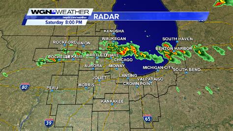 Thunderstorms Continue To Develop Across North Portions Of The Chicago