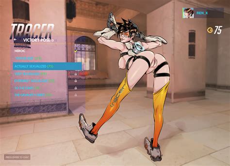 Tracer Pose By Renx Hentai Foundry