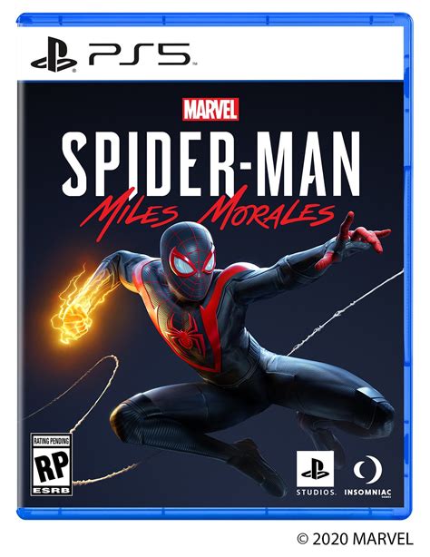 Marvels Spider Man Miles Morales Box Art Reveals What Ps5 Game Boxes