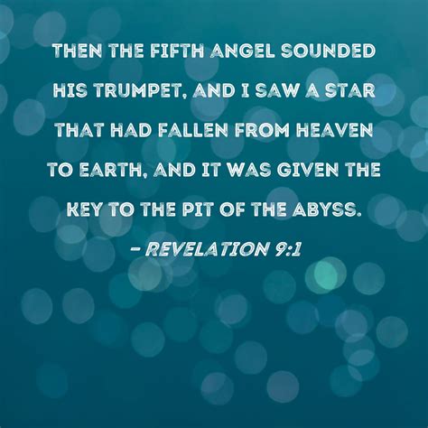 Revelation 91 Then The Fifth Angel Sounded His Trumpet And I Saw A