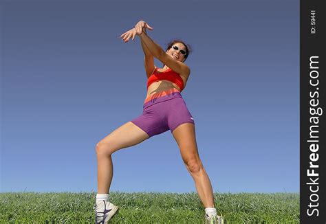 Girl Exercising Outdoors Free Stock Images And Photos 59441