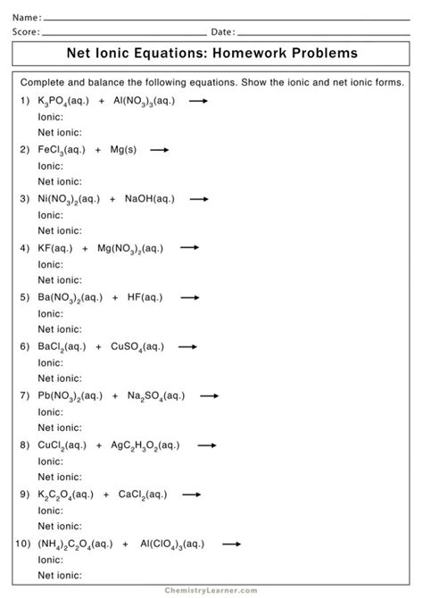 Naming Ionic Compounds Worksheet 1