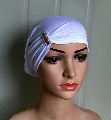 Mu Cotton With Different Hot Drill Muslim Woman S Hijab Scarf Pcs Per Lot Inner Cap