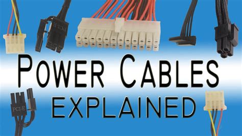 Pc Power Supply Cables Explained Youtube