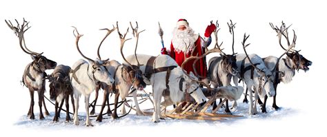 hd wallpaper father christmas reindeer sledge