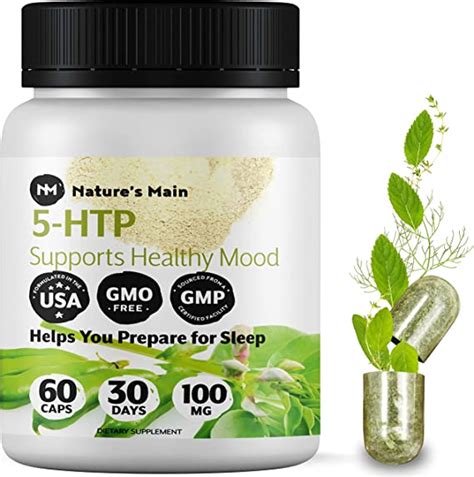 nm nature s main 5 htp 100 mg serotonin supplements ǀ relaxation supplement ǀ 60 5htp supplement