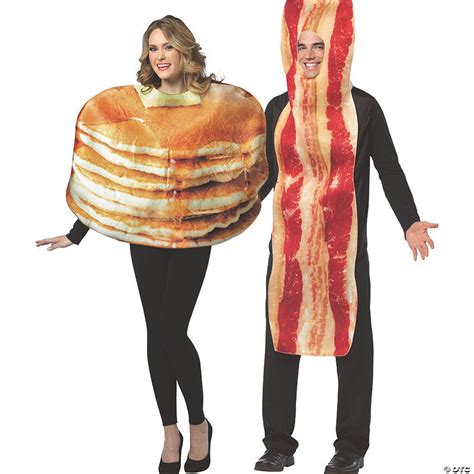 Adult S Pancakes And Bacon Couples Costumes Oriental Trading