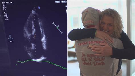 Mom Hears Late Sons Heart Beat For First Time In Organ Recipient