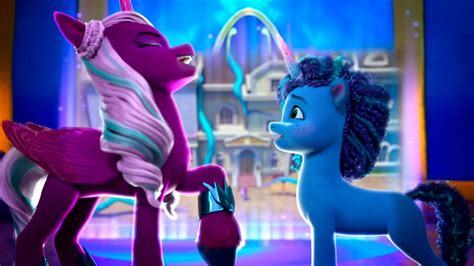 Opaline showing Misty how to laugh properly- My Little Pony: Make Your