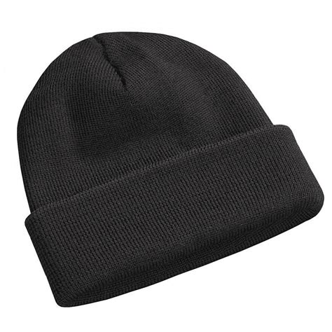 Plain Black Winter Beanie Hats For Sale Hats For Men Black Knit