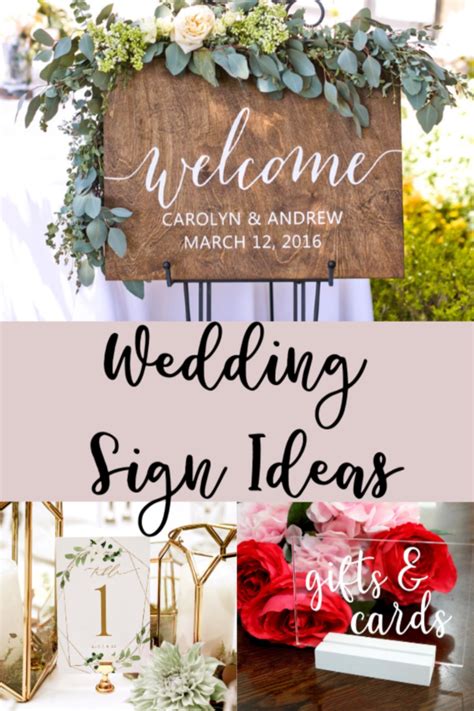 Wedding Sign Ideas Carmen Whitehead Designs Wedding Signs Wedding