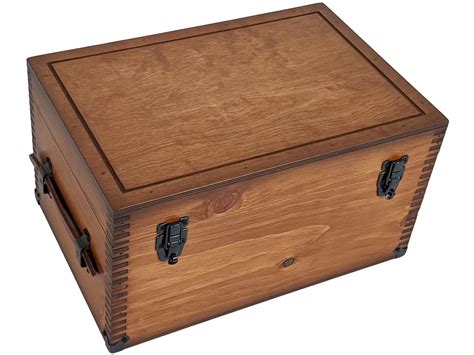 Plain Large Keepsake Box Relic Wood