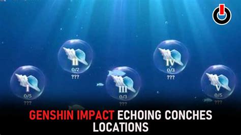 All Genshin Impact Echoing Conches Locations Guide Update