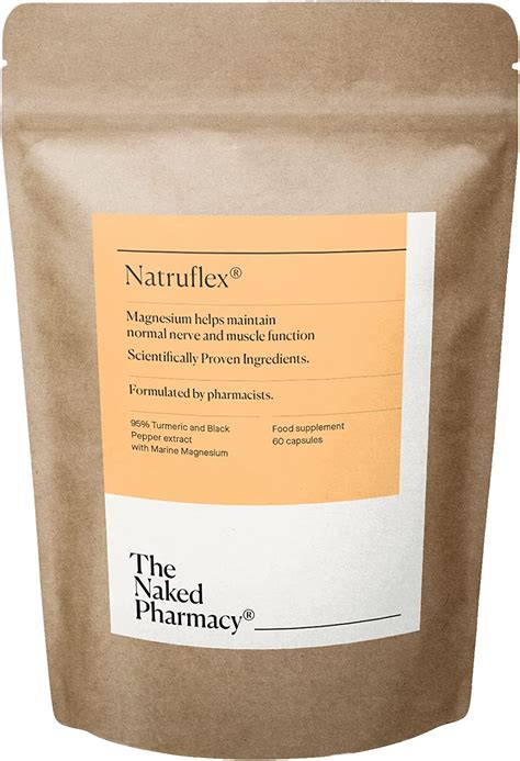 The Naked Pharmacy Natruflex Turmeric Capsules High Strength